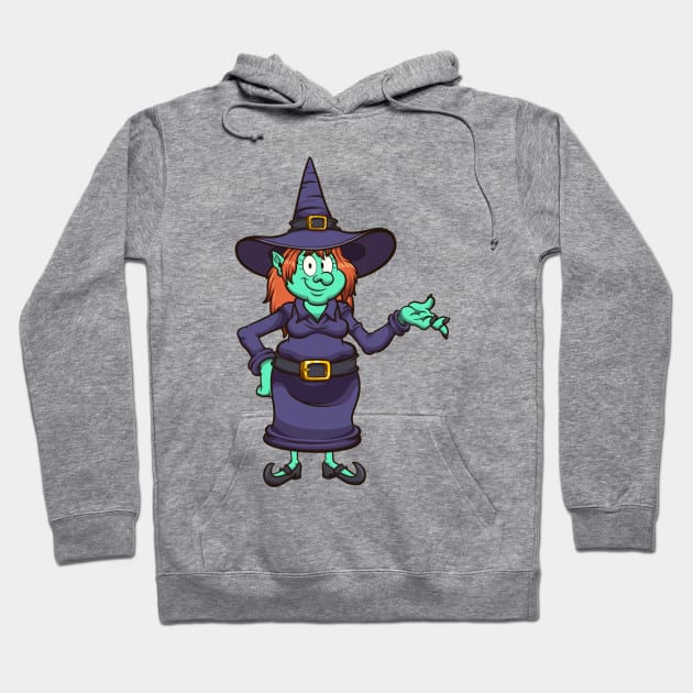 Cute Witch Hoodie by TheMaskedTooner